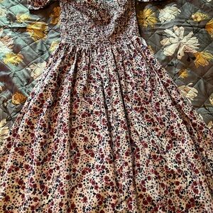 Off shoulder floral dress